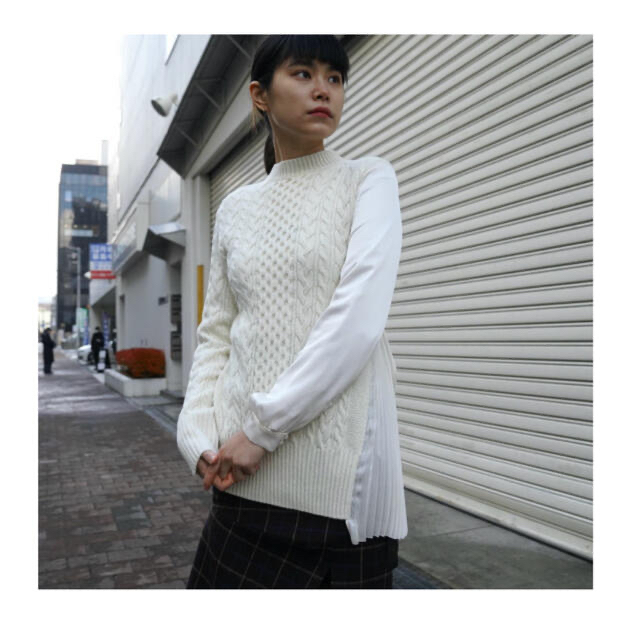 6万5千円『未使用 美品』☆sacai サカイ☆2020AW♡ケーブル ニット
