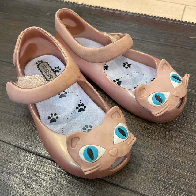 melissa(メリッサ)のメリッサ　melissa ねこ　キッズ　サンダル　14cm キッズ/ベビー/マタニティのベビー靴/シューズ(~14cm)(サンダル)の商品写真