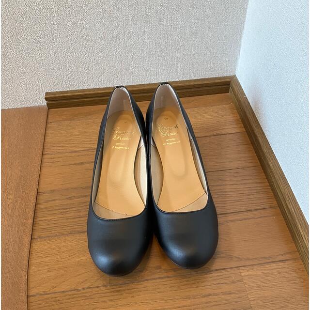 パンプス　黒　24.5cm レディースの靴/シューズ(ハイヒール/パンプス)の商品写真