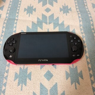 プレイステーションヴィータ(PlayStation Vita)の「PlayStation®Vita  ピンク/ブラック PCHJ-2000」(携帯用ゲーム機本体)