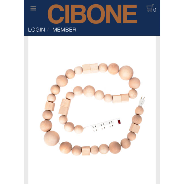 CIBONE(シボネ)のBLESS Cable jewelry multi plug CIBONE スマホ/家電/カメラのオーディオ機器(その他)の商品写真