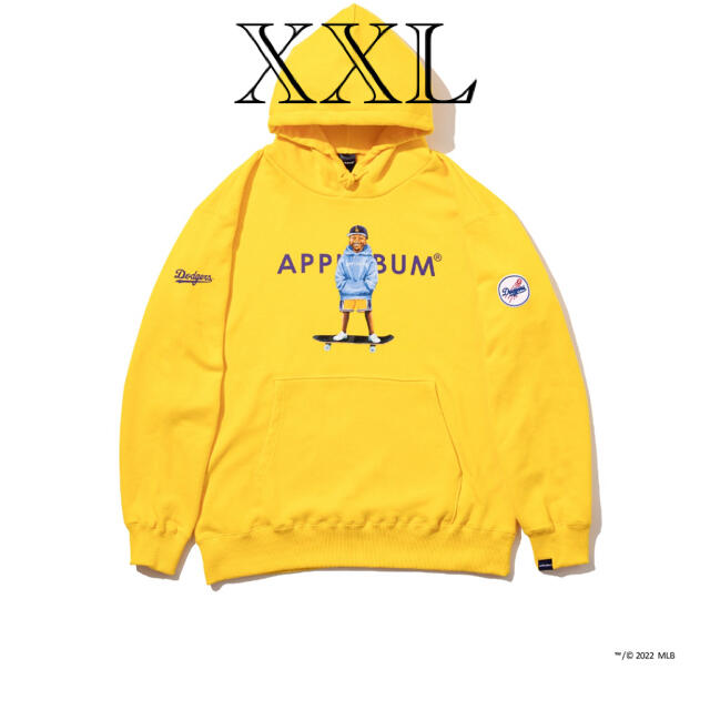 APPLEBUM(アップルバム)のXXL APPLEBUM LA Dodgers Boy Sweat Parka メンズのトップス(パーカー)の商品写真