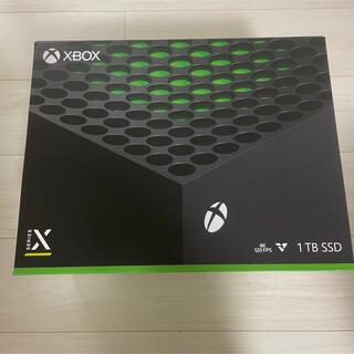 エックスボックス(Xbox)のXbox series X 本体　新品未使用(家庭用ゲーム機本体)