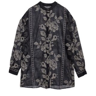 アメリヴィンテージ(Ameri VINTAGE)のMEDI CROSS STITCH LIKE SHIRT(シャツ/ブラウス(長袖/七分))