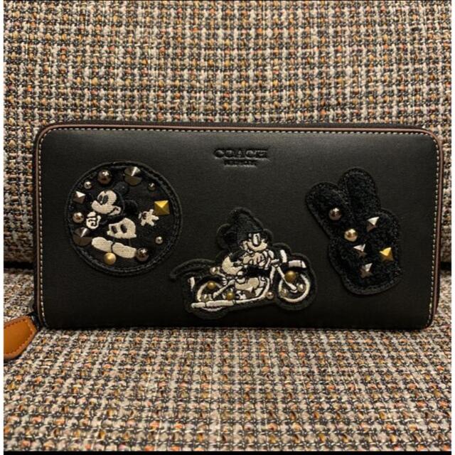 COACH 折り財布 クロコ型押し 金運アップグリーン