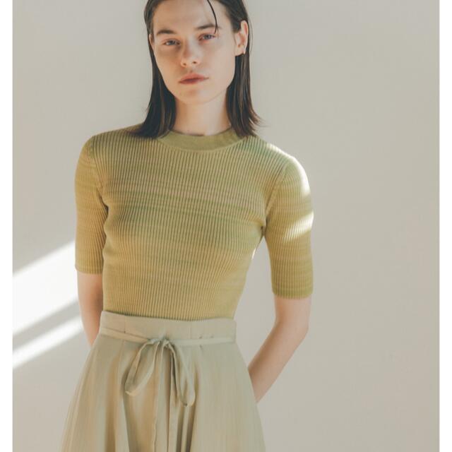 CLANE(クラネ)の※kinako様| CLANE H/N RIB KNIT TOPS  レディースのトップス(カットソー(半袖/袖なし))の商品写真