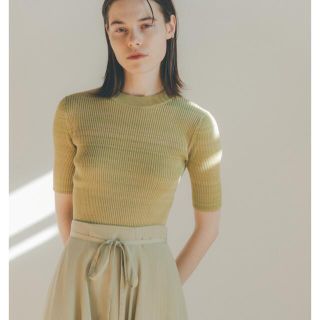 クラネ(CLANE)の※kinako様| CLANE H/N RIB KNIT TOPS (カットソー(半袖/袖なし))