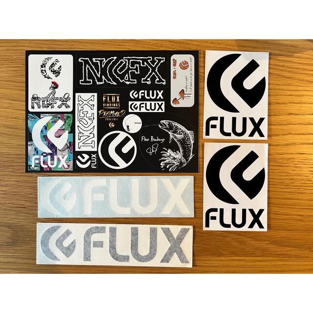 FLUX(フラックス)のFLUX フラックス ステッカーまとめ売り 5枚セット スポーツ/アウトドアのスノーボード(その他)の商品写真