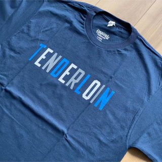 テンダーロイン(TENDERLOIN)のテンダーロイン 東京 渋谷限定 ロゴ ボルネオスカル 両面プリント Tシャツ L(Tシャツ/カットソー(半袖/袖なし))