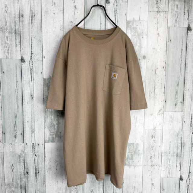 carhartt(カーハート)の90's  carhartt カーハート　メキシコ製　ロゴポケットTシャツ メンズのトップス(Tシャツ/カットソー(半袖/袖なし))の商品写真