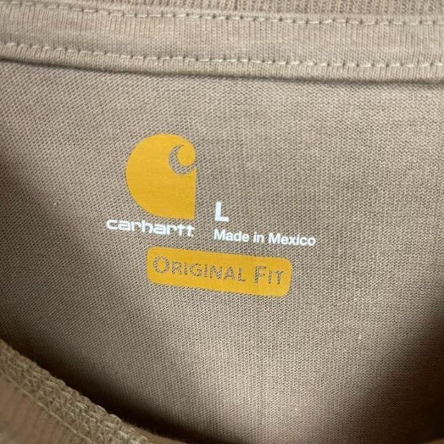 carhartt(カーハート)の90's  carhartt カーハート　メキシコ製　ロゴポケットTシャツ メンズのトップス(Tシャツ/カットソー(半袖/袖なし))の商品写真