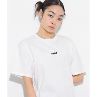 エックスガール(X-girl)の【新品タグ付き】X-girl Tシャツ ホワイト(Tシャツ(半袖/袖なし))