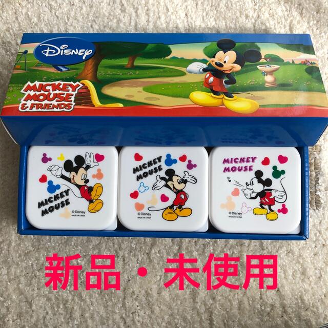 Disney(ディズニー)のディズニー　ミッキーマウス保存パック　３個セット インテリア/住まい/日用品のキッチン/食器(容器)の商品写真
