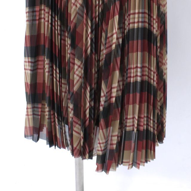 新品 DRIES VAN NOTEN チェック柄 プリーツスカート 新品 DRIES VAN NOTEN チェック柄 プリーツスカート