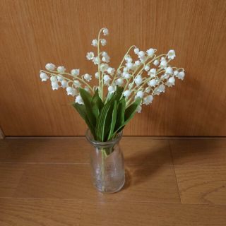 鈴蘭　すずらん　造花　3本セット(置物)