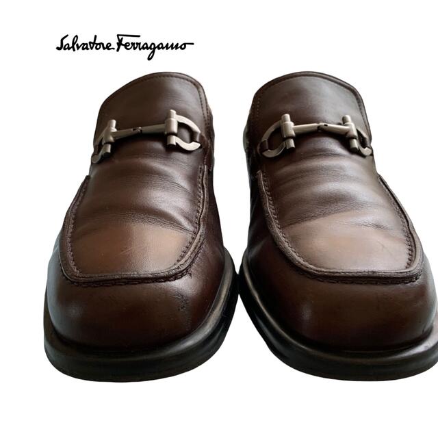 Salvatore Ferragamo(サルヴァトーレフェラガモ)のSalvatore Ferragamo フェラガモ/ガンチーニ/ビットローファー メンズの靴/シューズ(ドレス/ビジネス)の商品写真