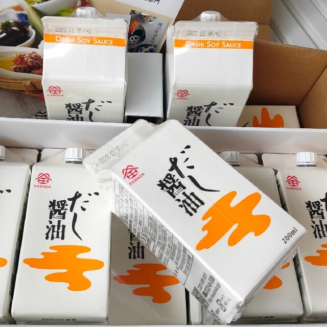 【rennko様専用】鎌田醤油 だし醤油 200ml 14本セット 食品/飲料/酒の食品(調味料)の商品写真