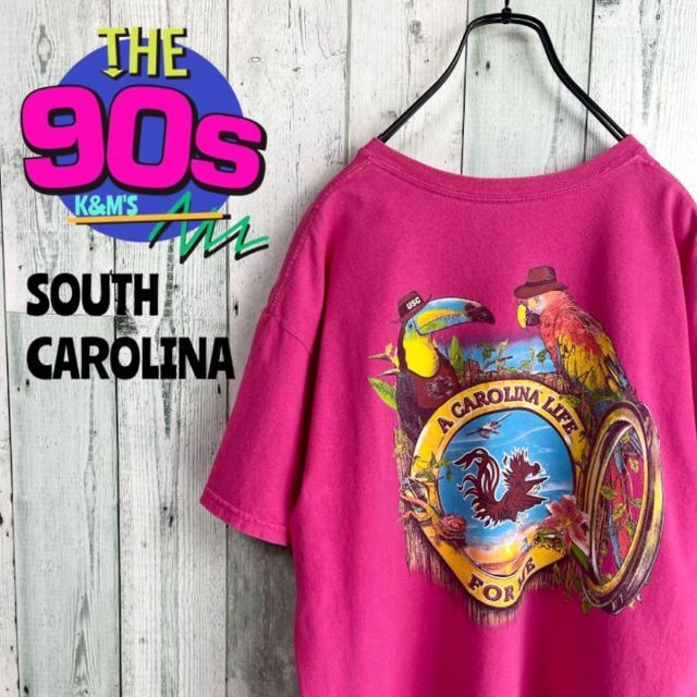 90's North Carolinaノースカロライナ　カレッジTシャツ