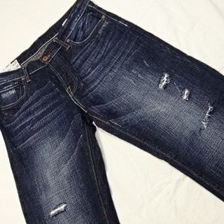 アバクロンビーアンドフィッチ(Abercrombie&Fitch)のアバクロンビー＆フィッチ☆濃紺ローライズスキニー☆32☆ウェスト約94cm(デニム/ジーンズ)