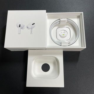 アップル(Apple)のAirPods Pro 箱と付属品のみ(ヘッドフォン/イヤフォン)