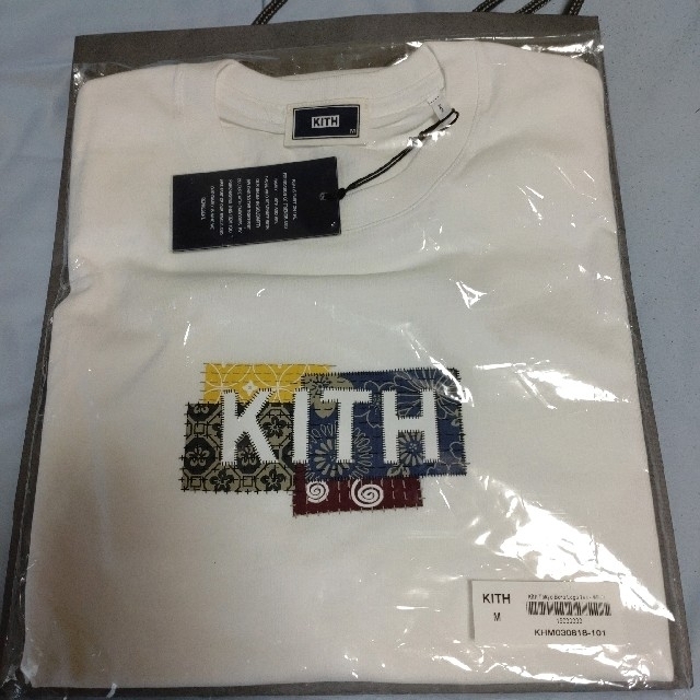 KITH Tokyo Mosaic Tee M size 白 Tシャツ - Tシャツ/カットソー(半袖
