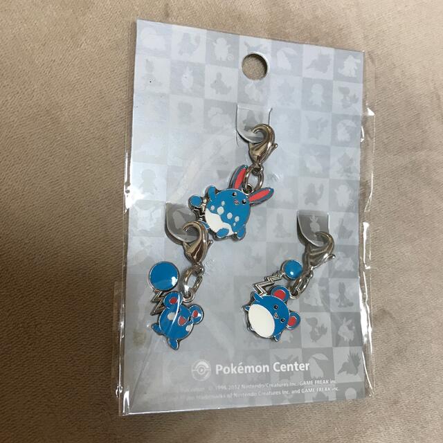 ポケモン - ポケモンセンター メタルチャーム マリルリ マリル ポケモン - ポケモンセンター メタルチャーム マリルリ マリル