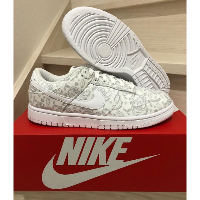 Nike Dunk Low White Paisley