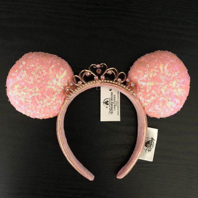 Disney 海外限定 プリンセス ティアラ ピンクスパンコールカチューシャの通販 By ネオン S Shop ディズニーならラクマ