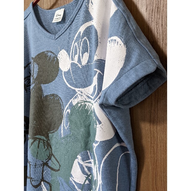 Disney(ディズニー)のDisney Fantasy shop★ミッキーBIGプリントスウェットTシャツ レディースのトップス(カットソー(半袖/袖なし))の商品写真