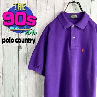 ラルフローレン(Ralph Lauren)の80's polo country  ポロカントリー　ポニーロゴ刺繍　ポロシャツ(ポロシャツ)