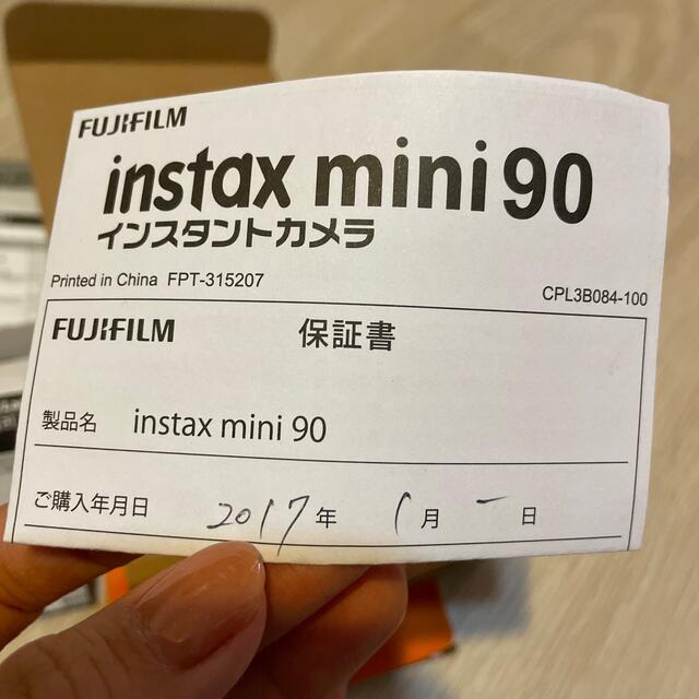 富士フイルム(フジフイルム)のチェキ　インスタックスミニ90 スマホ/家電/カメラのカメラ(フィルムカメラ)の商品写真