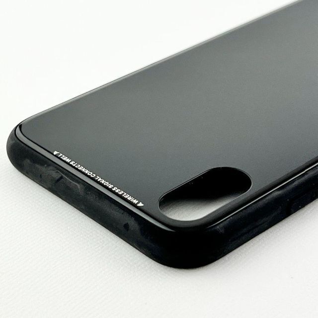 新品 iPhone X iPhone XS スマホケース ブラック 高級 上質 スマホ/家電/カメラのスマホアクセサリー(iPhoneケース)の商品写真