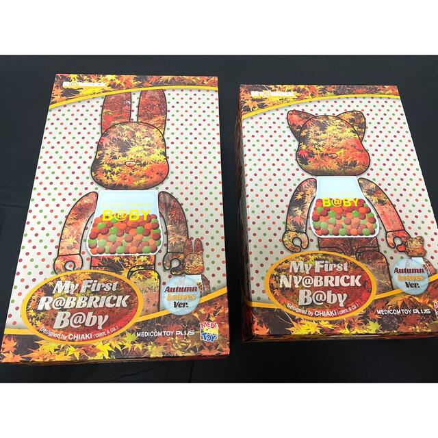 BE@RBRICK(ベアブリック)のMY FIRST R@BBRICK NY@BRICK AUTUMN LEAVES エンタメ/ホビーのフィギュア(その他)の商品写真