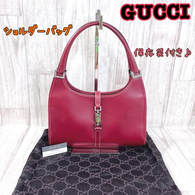 Gucci(グッチ)のGUCCI❤️グッチ　ジャッキー　レザー　ショルダーバッグ　8-47 レディースのバッグ(ショルダーバッグ)の商品写真