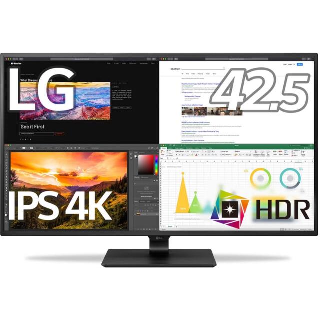 LG モニター ディスプレイ 43UN700-B 42.5インチ/4K