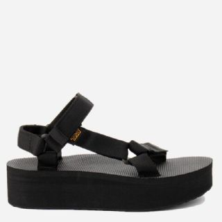 テバ(Teva)のTeva サンダル　厚底　ブラック(サンダル)