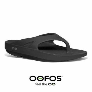 ウーフォス(OOFOS)の新品未使用　OOFOS　ウーフォス　OOriginal black 25cm(サンダル)