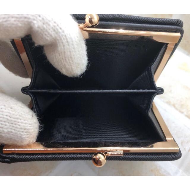 Vivienne Westwood(ヴィヴィアンウエストウッド)の[新品]Vivienne Westwood がま口二つ折り財布 ブラック 黒  レディースのファッション小物(財布)の商品写真