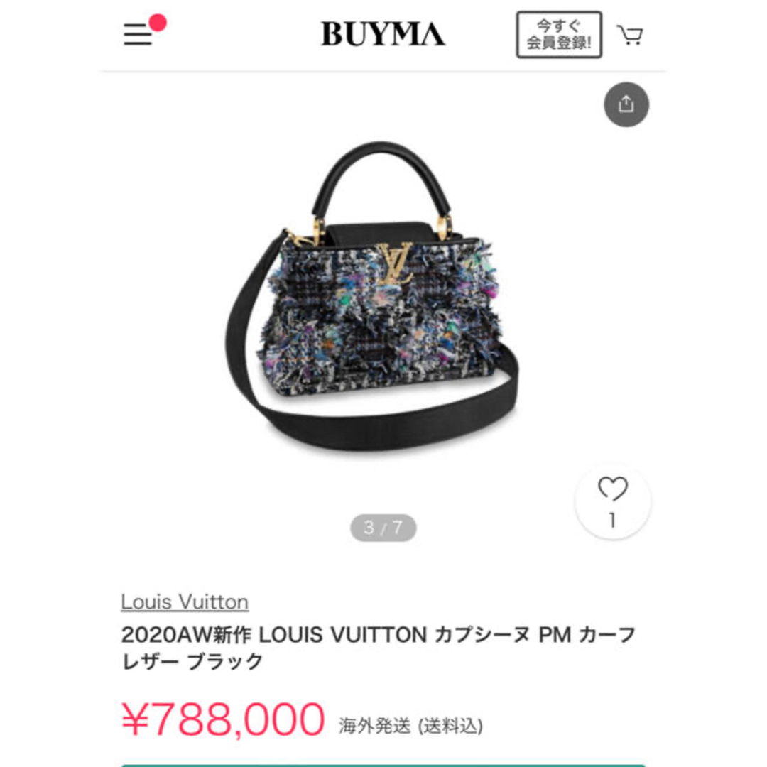 LOUIS VUITTON  カプシーヌ PM カーフレザー