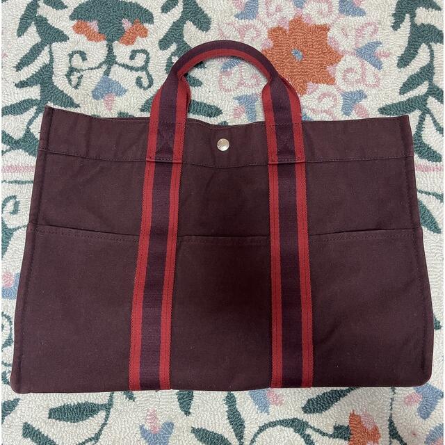 美品】エルメス フールトゥ PM ボルドー - トートバッグ