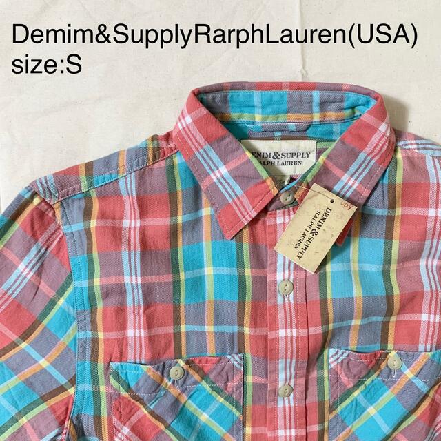 Denim & Supply Ralph Lauren(デニムアンドサプライラルフローレン)のDemim&SupplyRarphLauren(USAビンテージフランネルシャツ メンズのトップス(シャツ)の商品写真