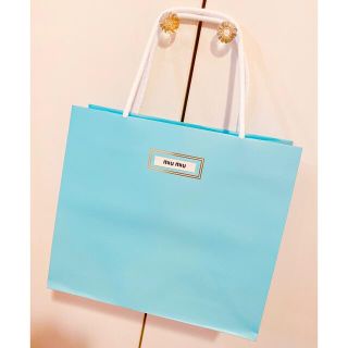 ミュウミュウ(miumiu)のミュウミュウ　ショップ袋２枚セット(ショップ袋)