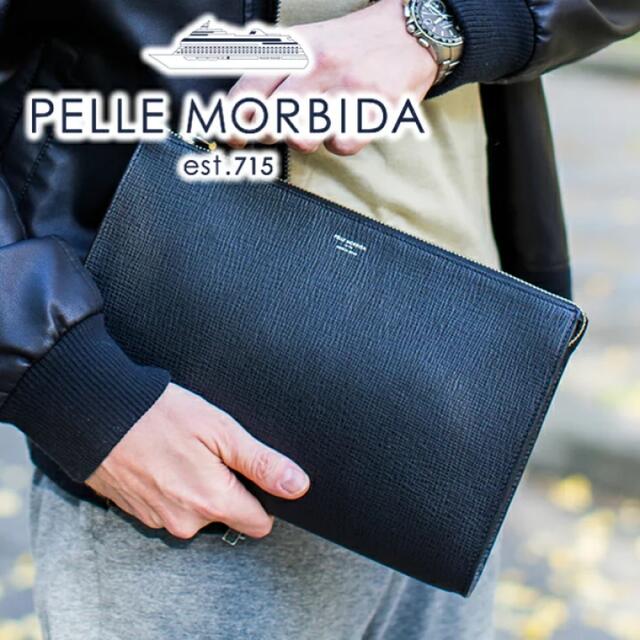 PELLE MORBIDA - 【お値引き不可】ペッレモルビダ クラッチバッグ PMO