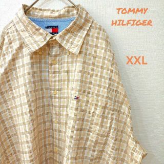 トミーヒルフィガー(TOMMY HILFIGER)のTOMMYHILFIGER　トミー　長袖シャツ　チェック　ビッグサイズ(シャツ)