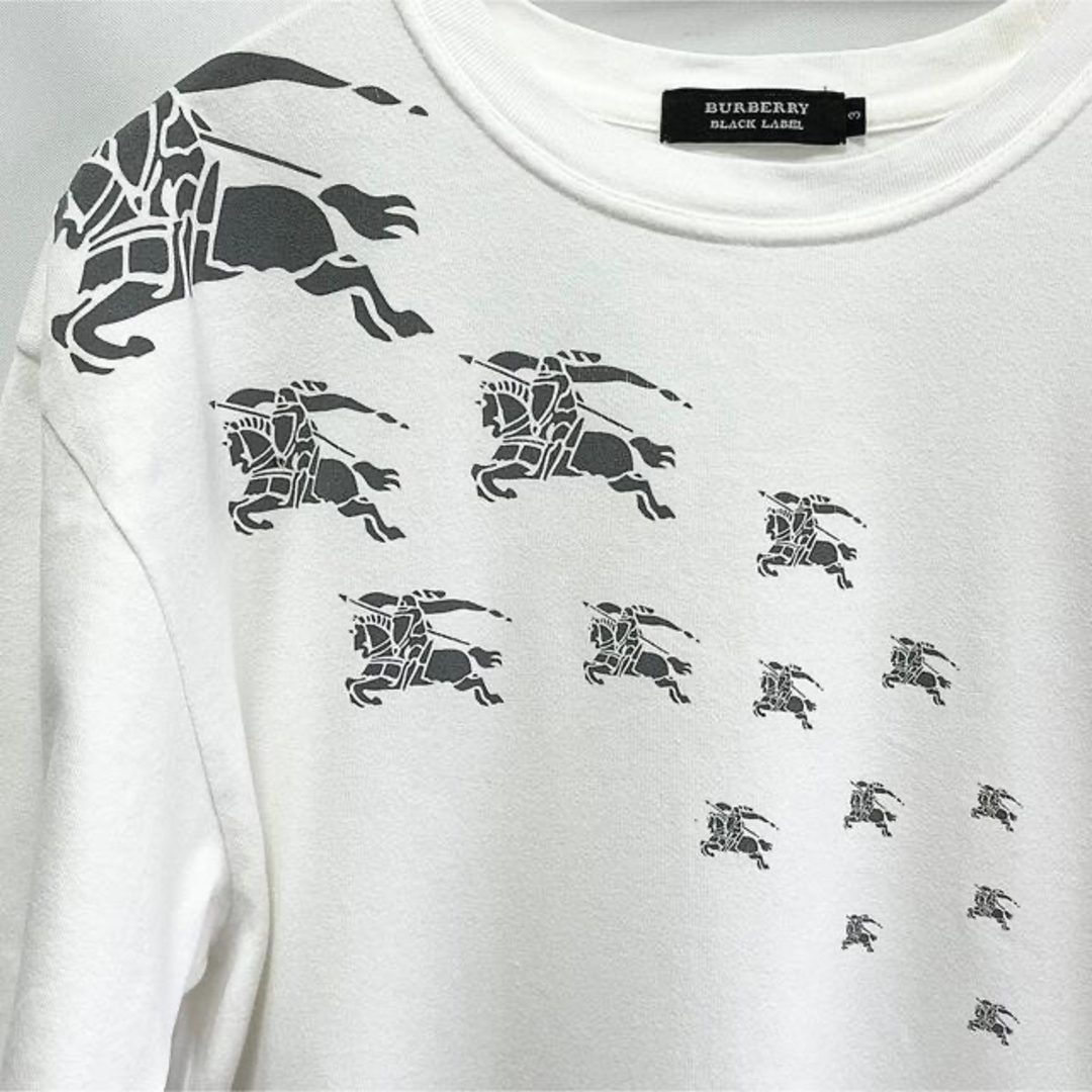 【新品】BURBERRY BBL④ ナイトライダーロゴ総柄&バックロゴTシャツ