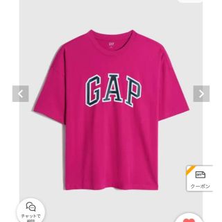 ギャップ(GAP)のGAP Tシャツ　オーバーサイズTシャツ　ピンク(Tシャツ/カットソー(半袖/袖なし))