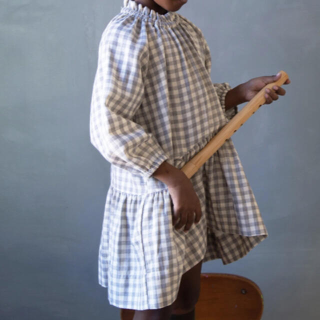 soor ploom Edith Dress, Gingham ワンピース 5y - 2