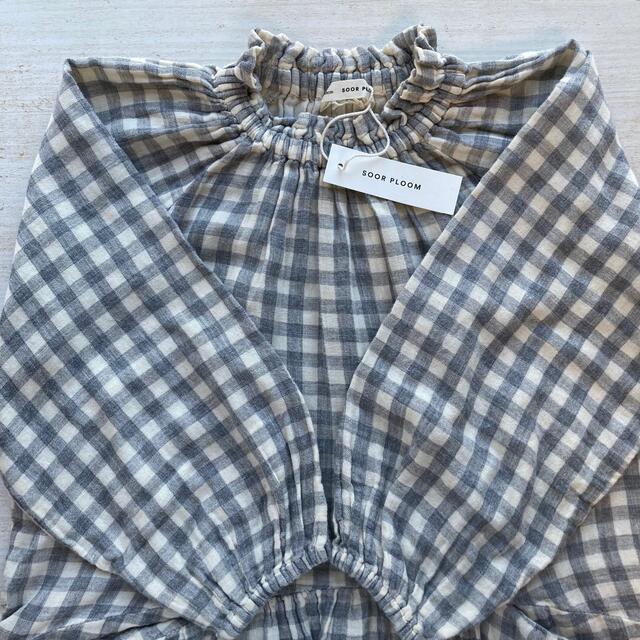soor ploom Edith Dress, Gingham ワンピース 5y - 7
