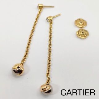 カルティエ(Cartier)のCARTIER カルティエ ベビートリニティ ピアス ダイヤ ジュウル神楽坂宝石(ピアス)