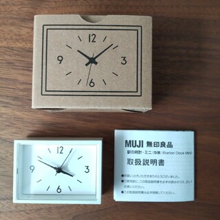 ムジルシリョウヒン(MUJI (無印良品))の無印良品　駅の時計・ミニ(置時計)